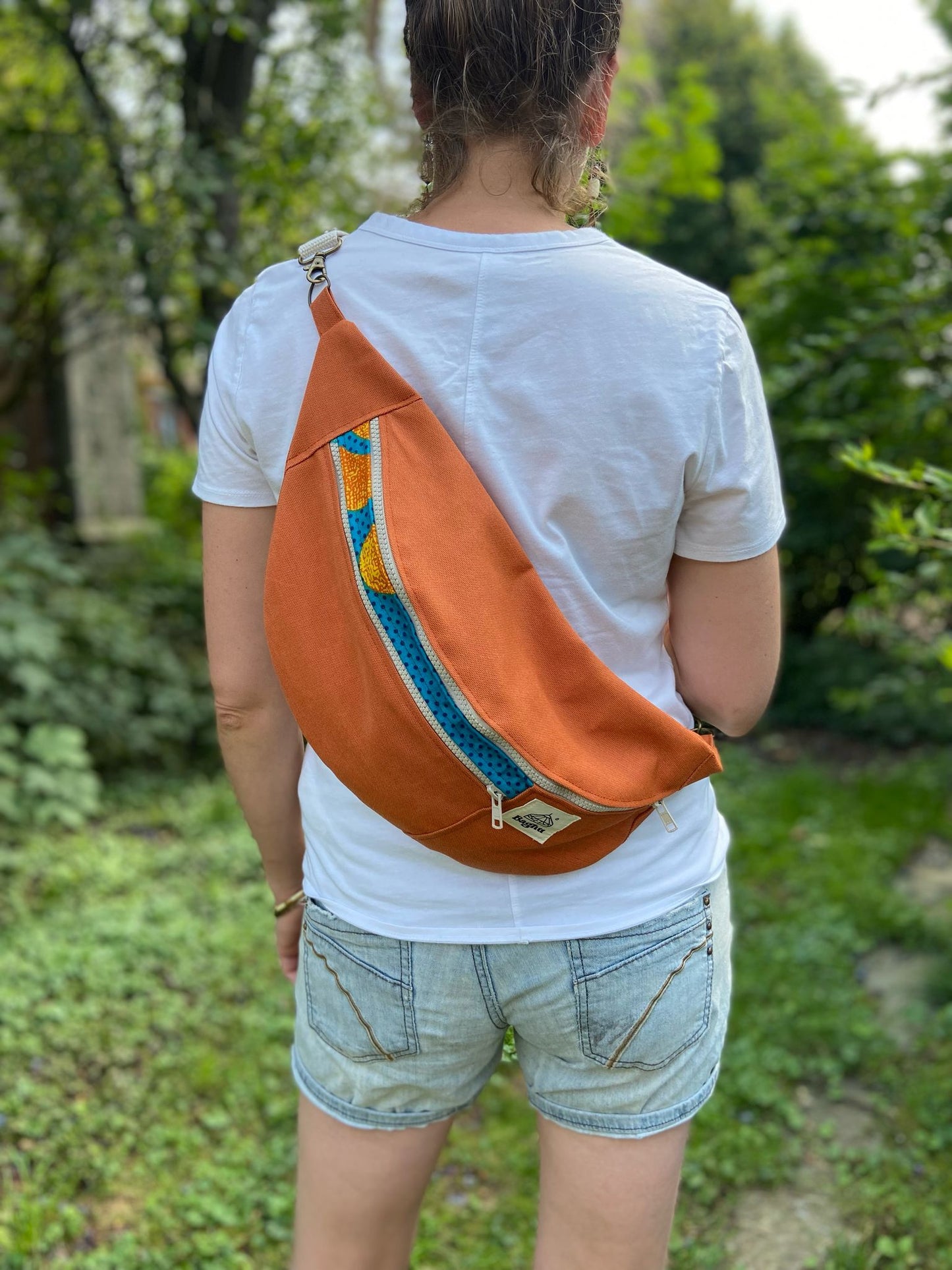 NOMADE - le sac banane XXL - Baghu - Sac artisanal belge Ethnique