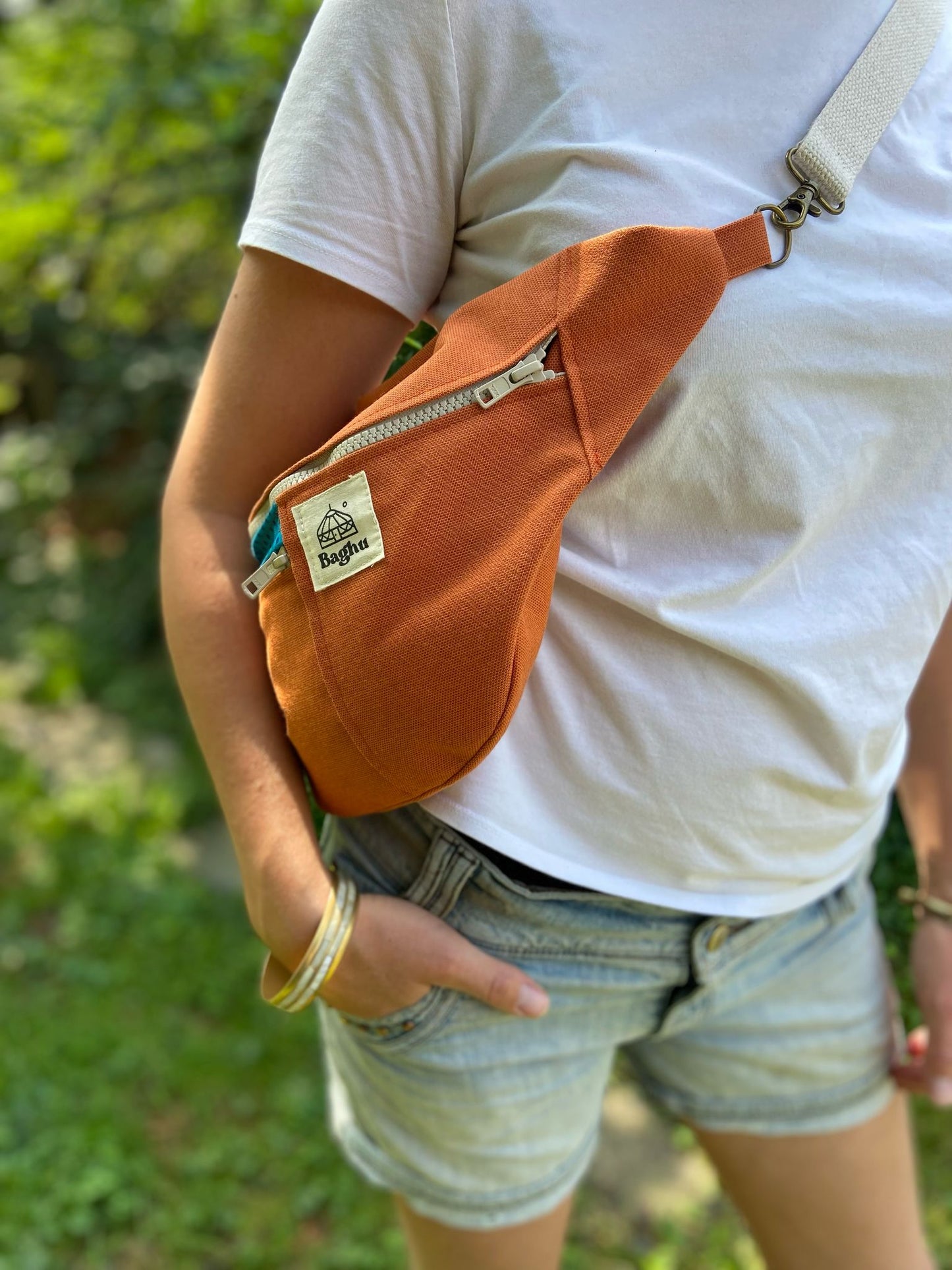 NOMADE - le sac banane XXL - Baghu - Sac artisanal belge Ethnique