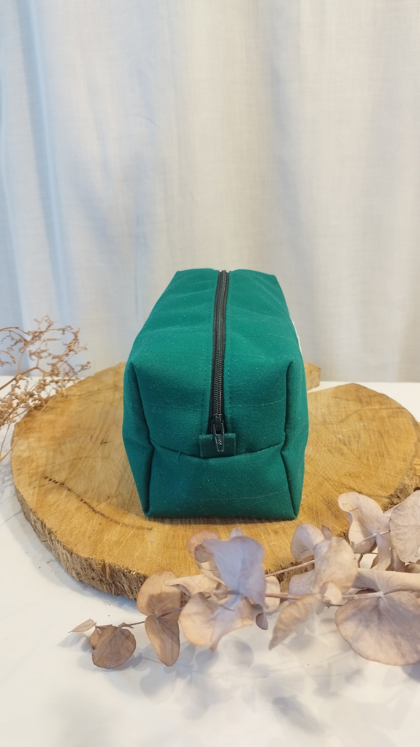 RITUEL - trousse de toilette - Taille S - upcyclé - toile de yourte - fait en Belgique -