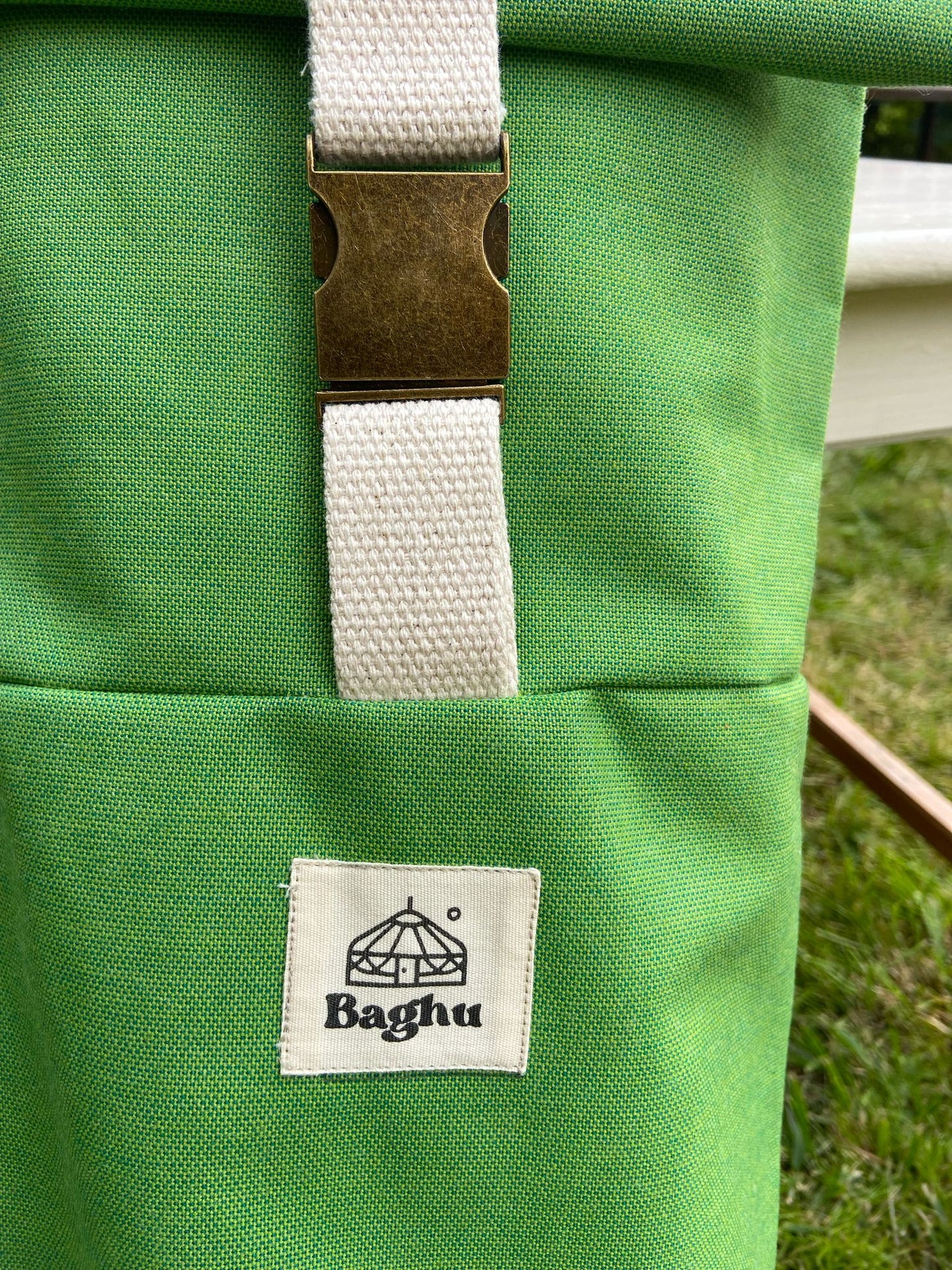 ASANA - sac pour matelas de yoga - Baghu - Sac artisanal belge  - recyclé - housse