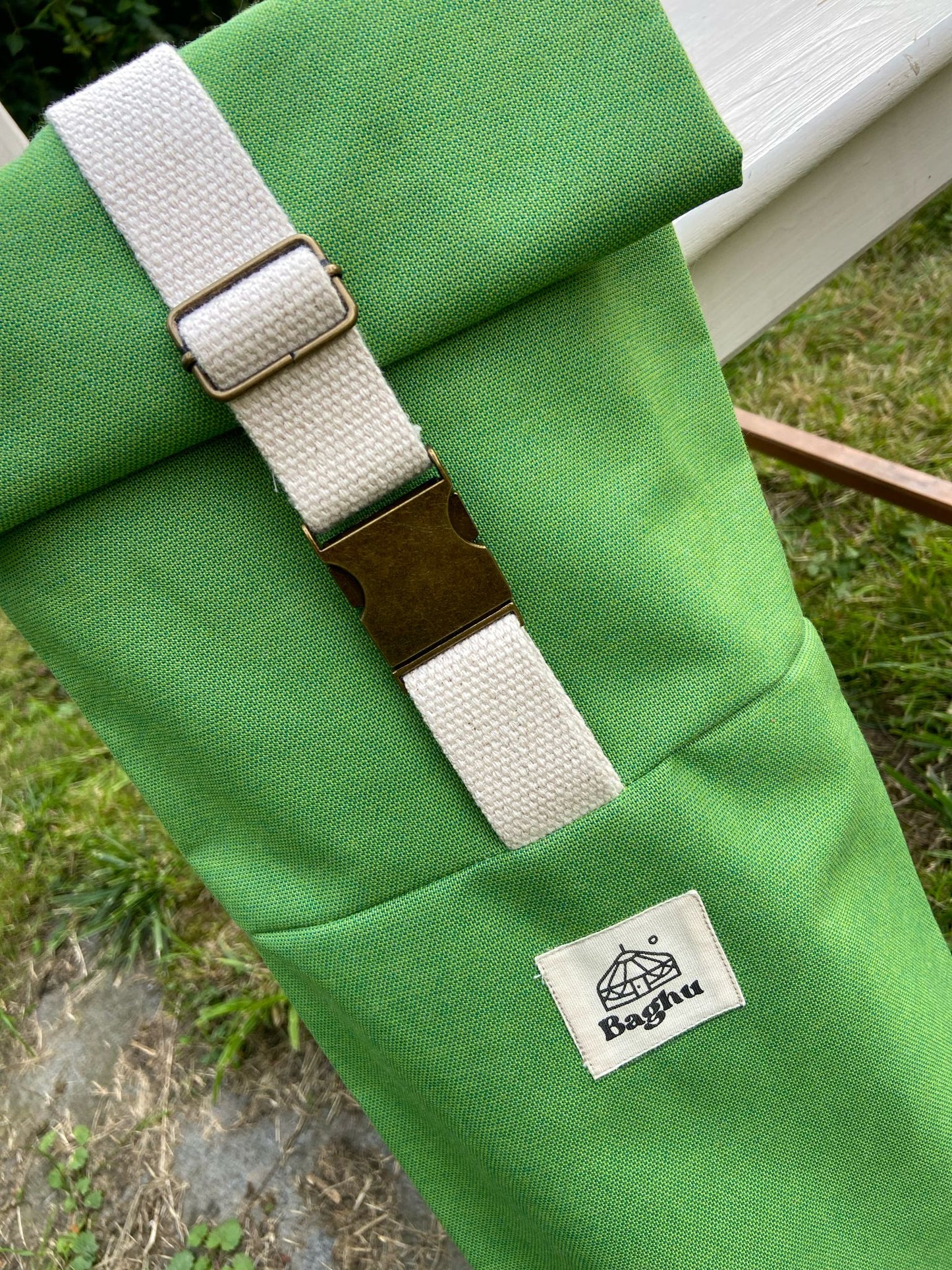 ASANA - sac pour matelas de yoga - Baghu - Sac artisanal belge  - recyclé - housse
