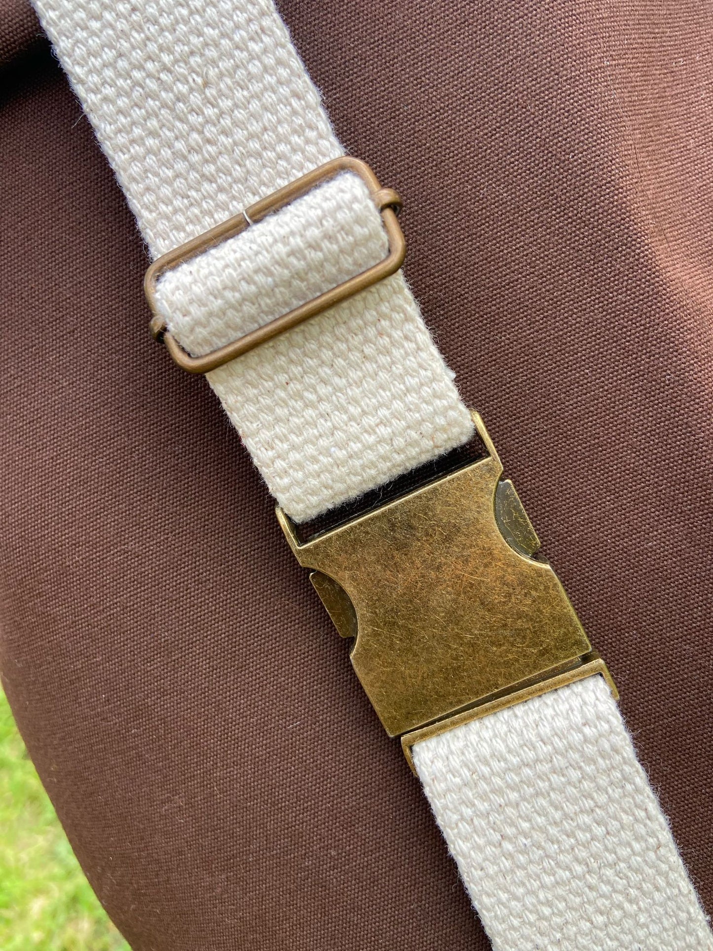 ASANA - sac pour matelas de yoga - Baghu - Sac artisanal belge  - recyclé - housse