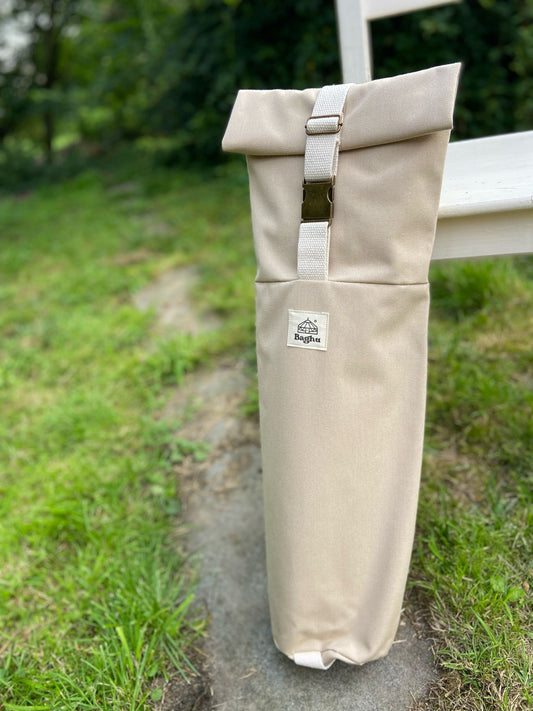 ASANA - sac pour matelas de yoga - Baghu - Sac artisanal belge  - recyclé - housse