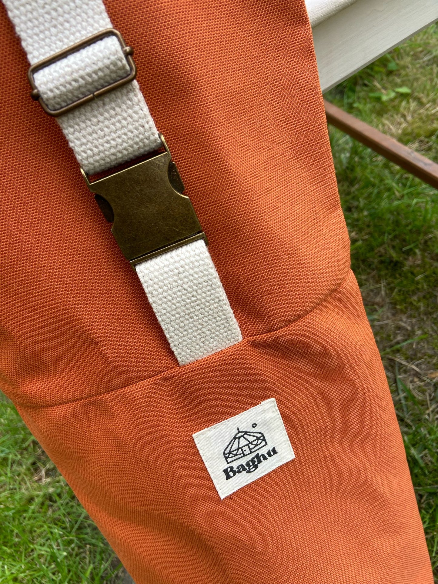 ASANA - sac pour matelas de yoga - Baghu - Sac artisanal belge  - recyclé - housse