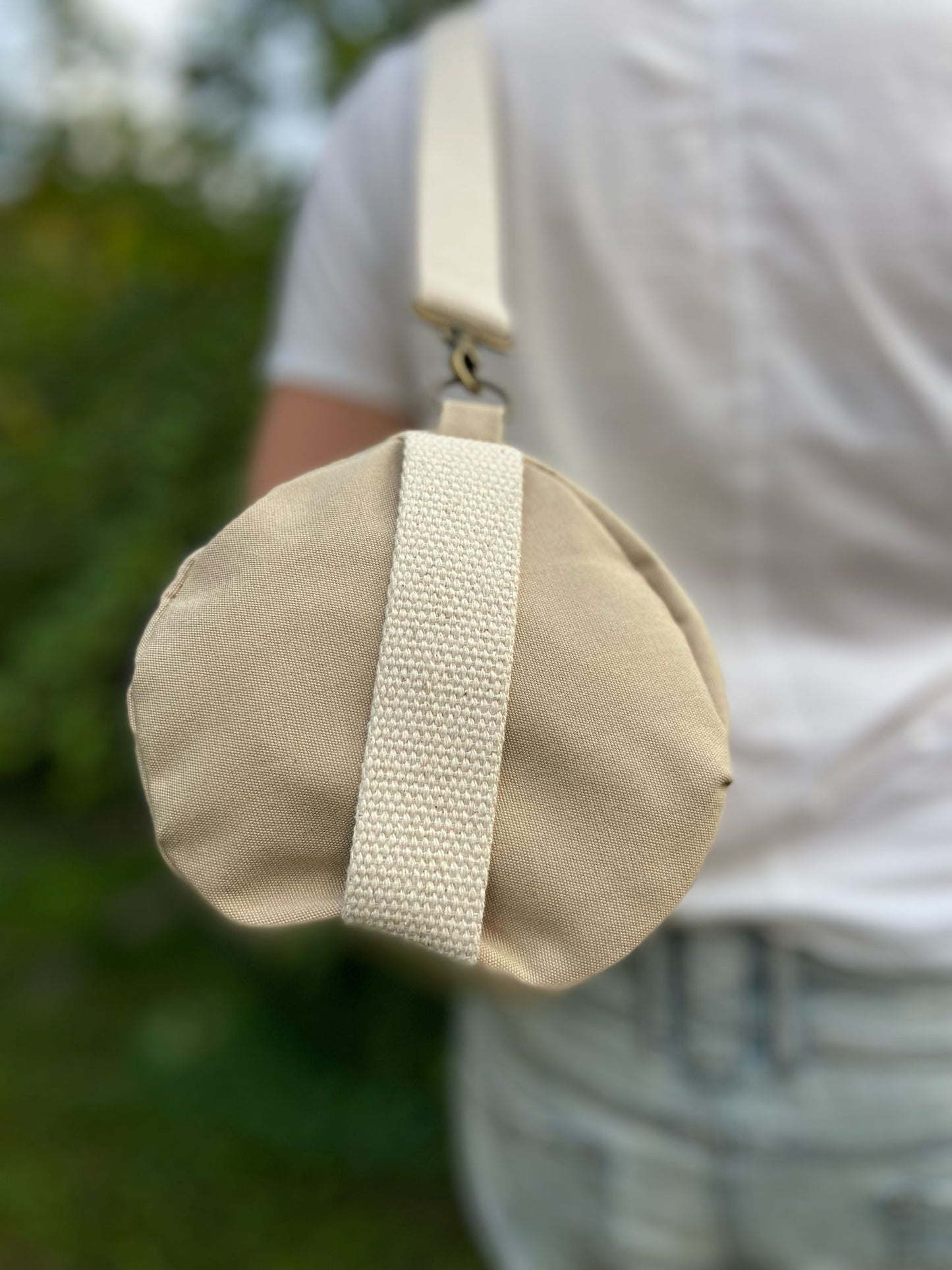 ASANA - sac pour matelas de yoga - Baghu - Sac artisanal belge  - recyclé - housse