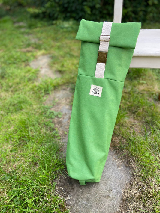 ASANA - sac pour matelas de yoga - Baghu - Sac artisanal belge  - recyclé - housse